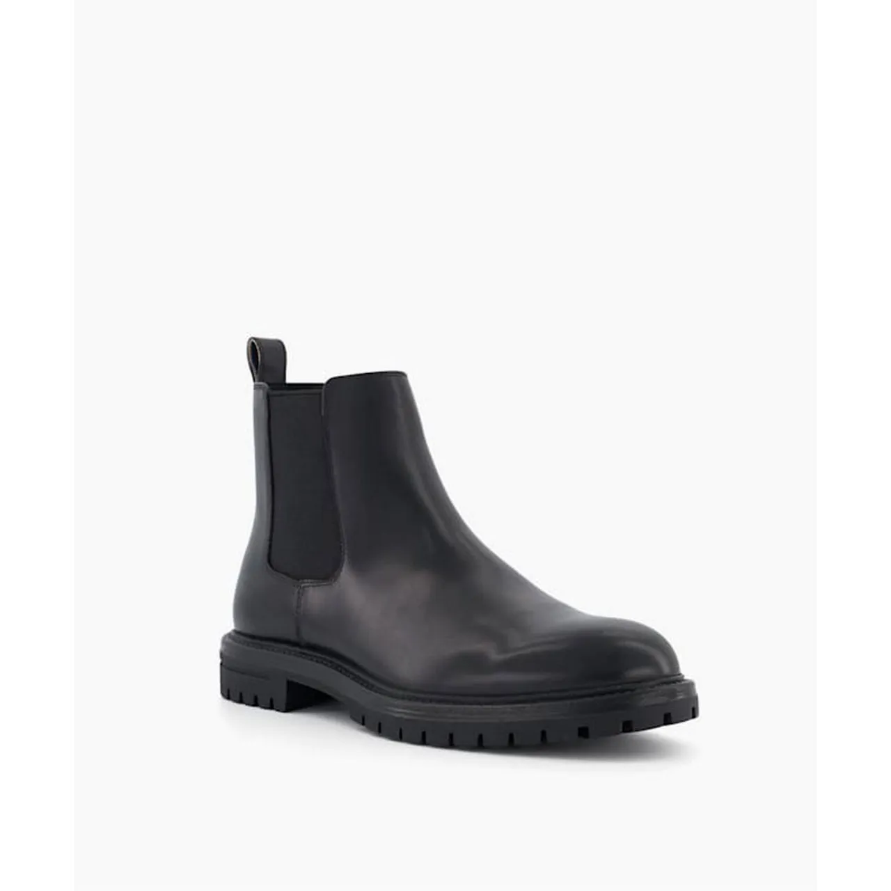 Black Casual Chelsea Boots by DUNE LONDON