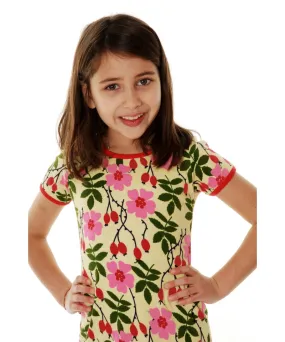 Rosehip Yellow Top by DUNS - Available in Adult Sizes