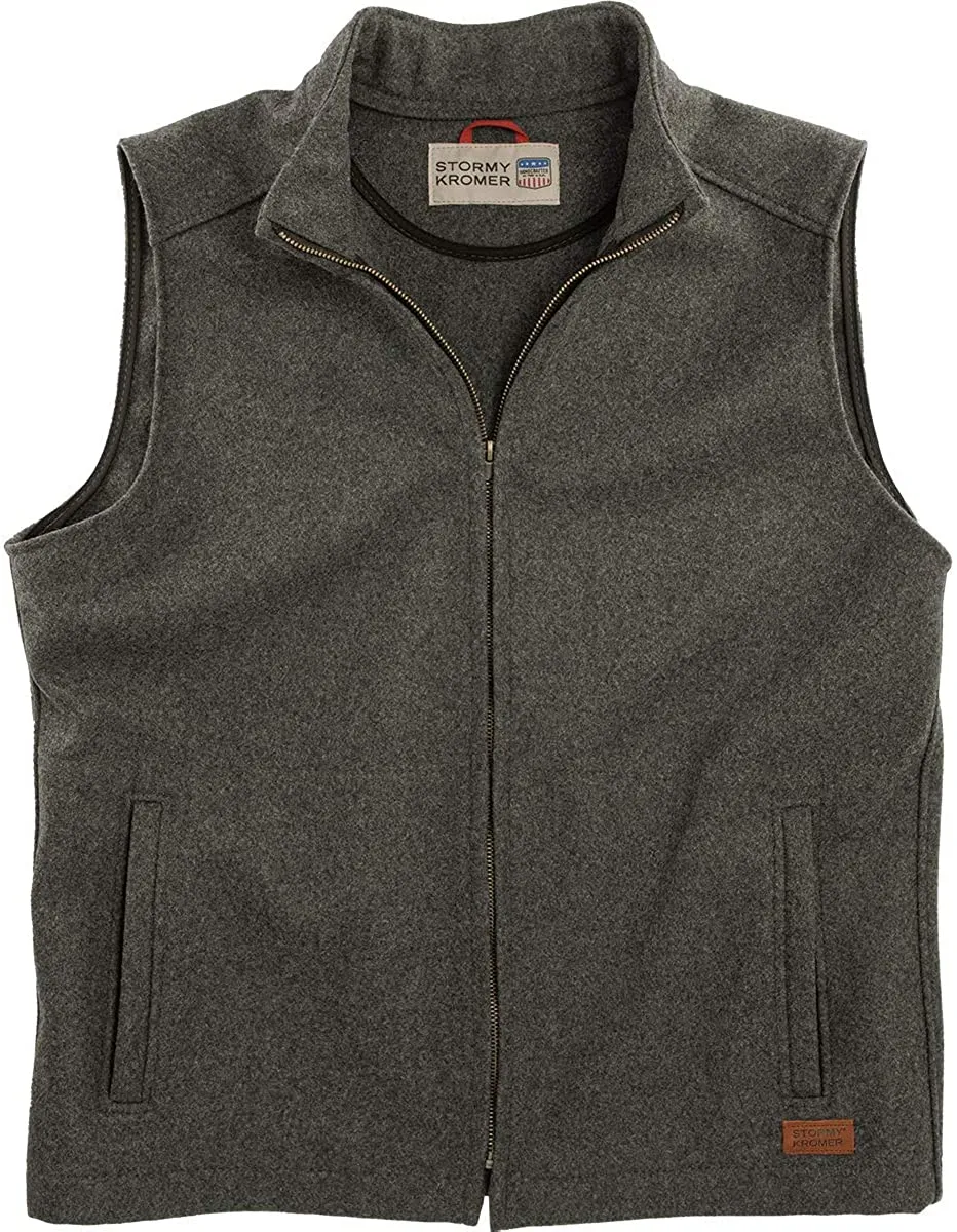 Durable Men's Ironwood Wool Vest in Charcoal - Size 3XL