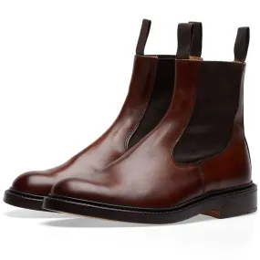 END. x Tricker's Stephen Burnished Chestnut Chelsea Boot