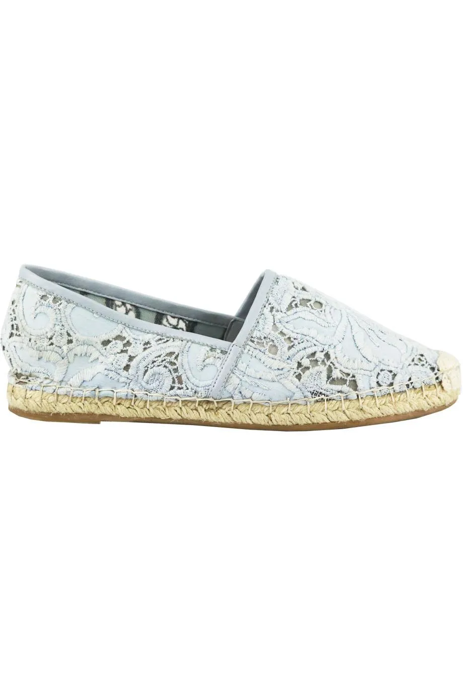 Leather Trimmed Corded Lace Espadrilles Ermanno Scervino EU 38 UK 5 US 8