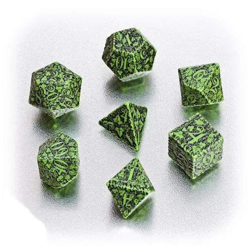 Forest Green Dice Set