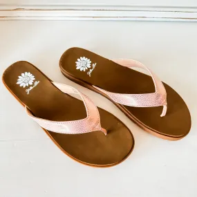 Coral Flance Flip Flop Sandal