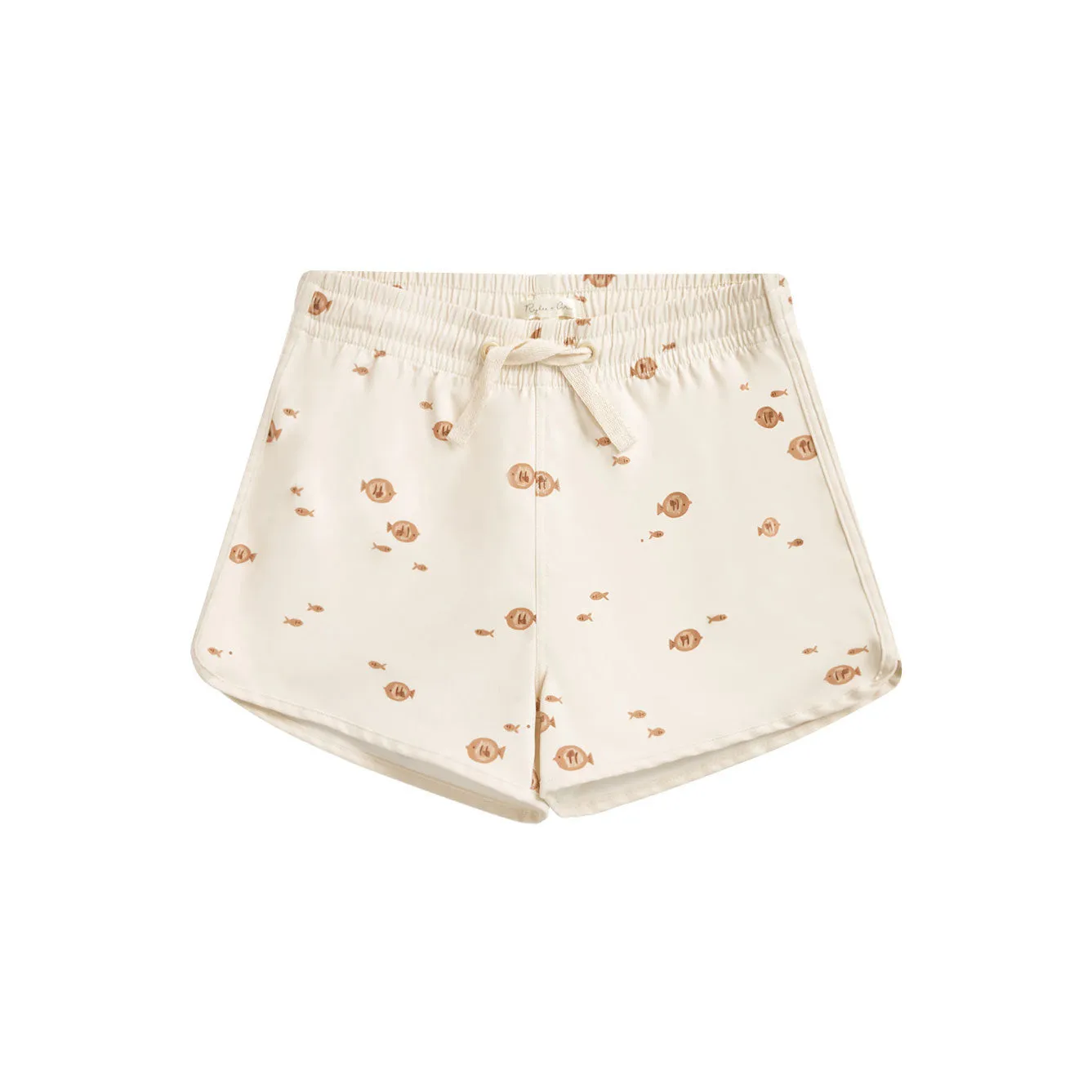 Fish Print Swim Trunks