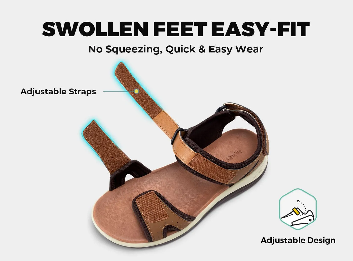 Women's FlexiWalk Sandals by FitVille