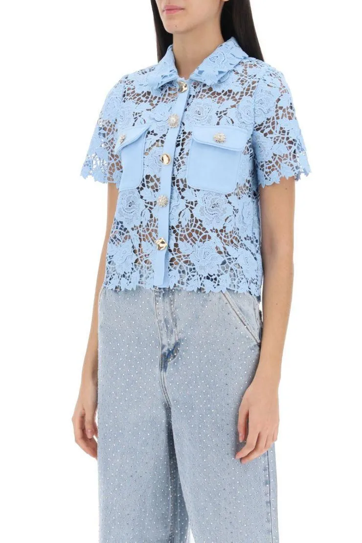 SELF PORTRAIT Elegant Style Flower Shirts