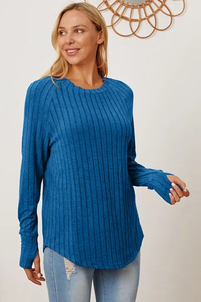 Ribbed Thumbhole T-Shirt