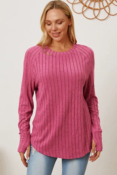 Ribbed Thumbhole T-Shirt