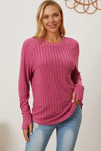 Ribbed Thumbhole T-Shirt