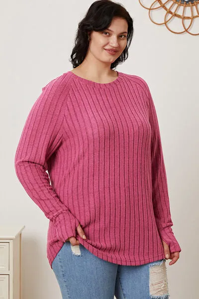 Ribbed Thumbhole T-Shirt