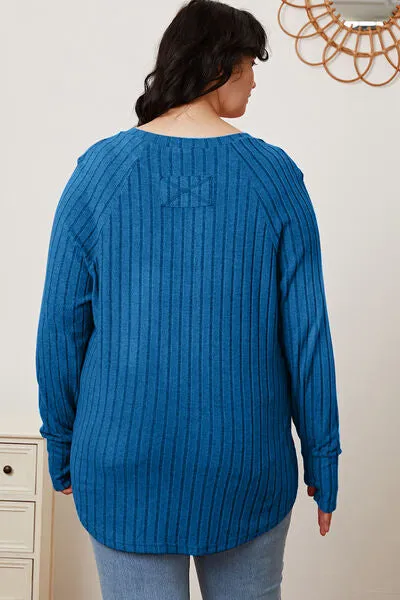 Ribbed Thumbhole T-Shirt