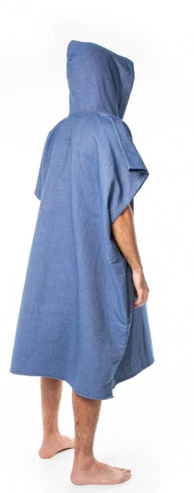 Marine Blue Adult Poncho by Futah