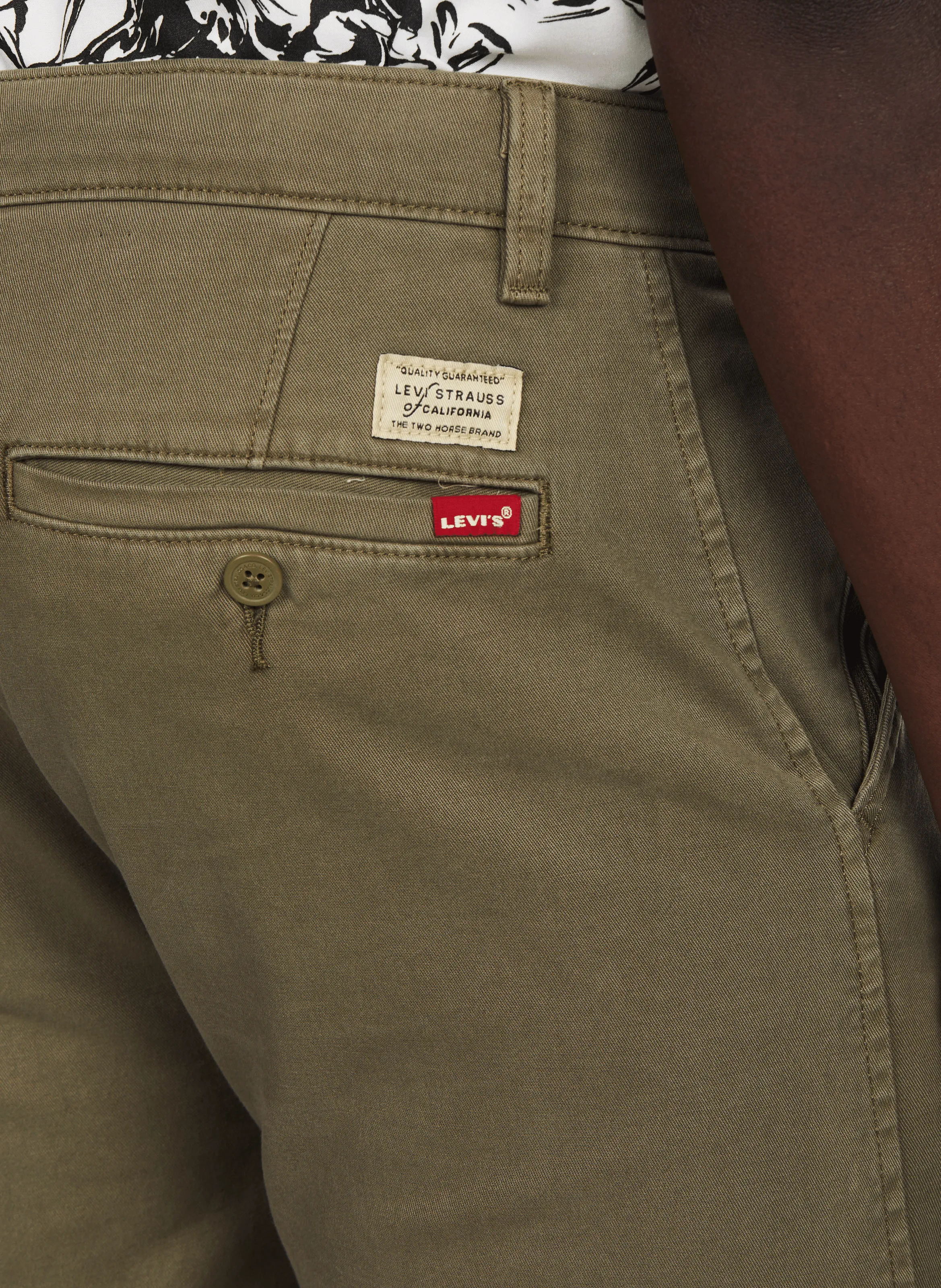 Green Levi's Chinos