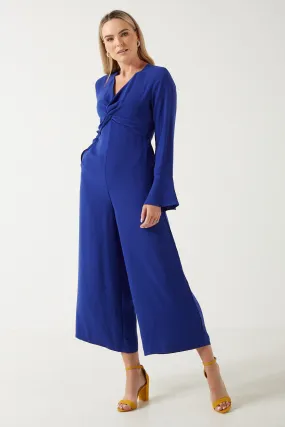 Stylish Hannah Jumpsuit with Bell Sleeves by Marc Angelo