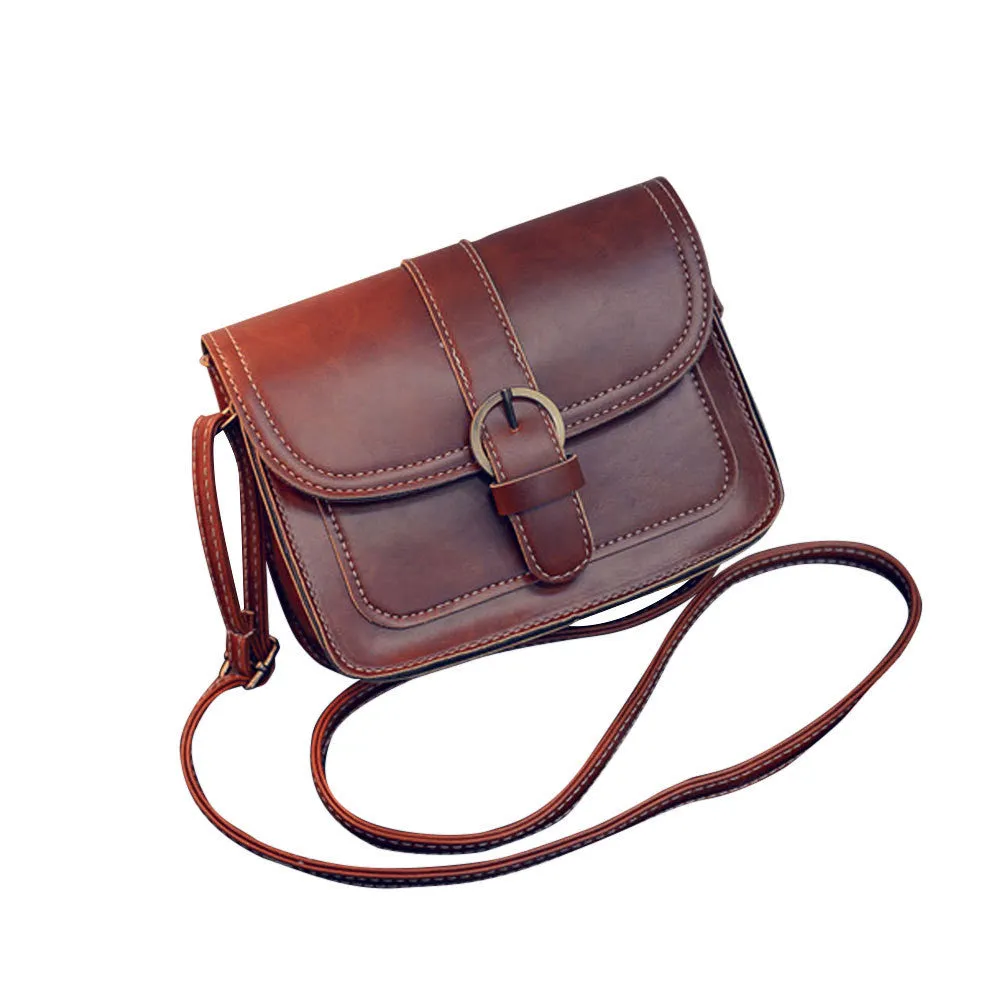 High-Quality Vintage Crossbody Leather Bag