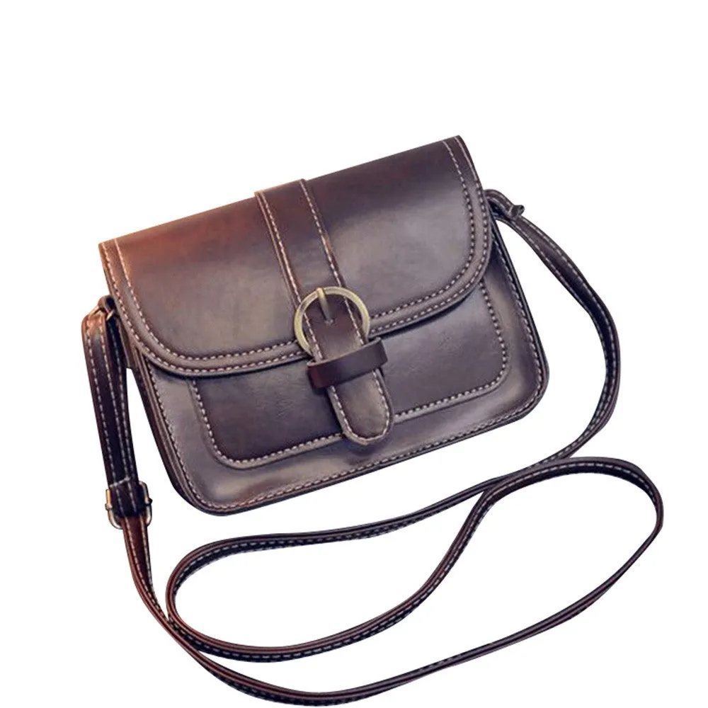 High-Quality Vintage Crossbody Leather Bag