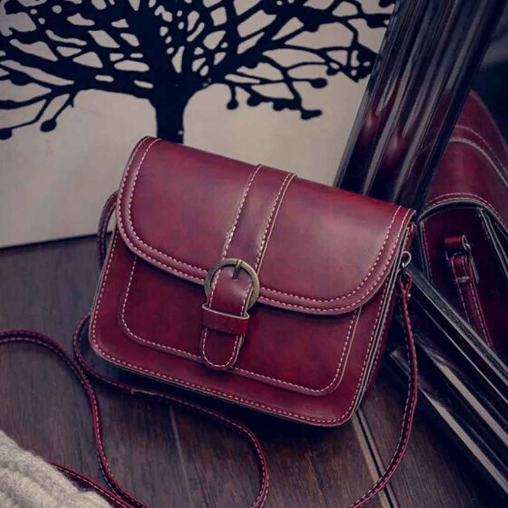 High-Quality Vintage Crossbody Leather Bag