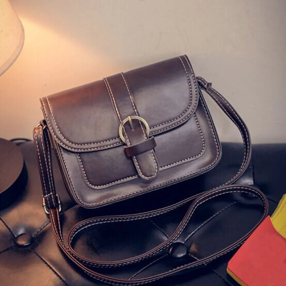 High-Quality Vintage Crossbody Leather Bag