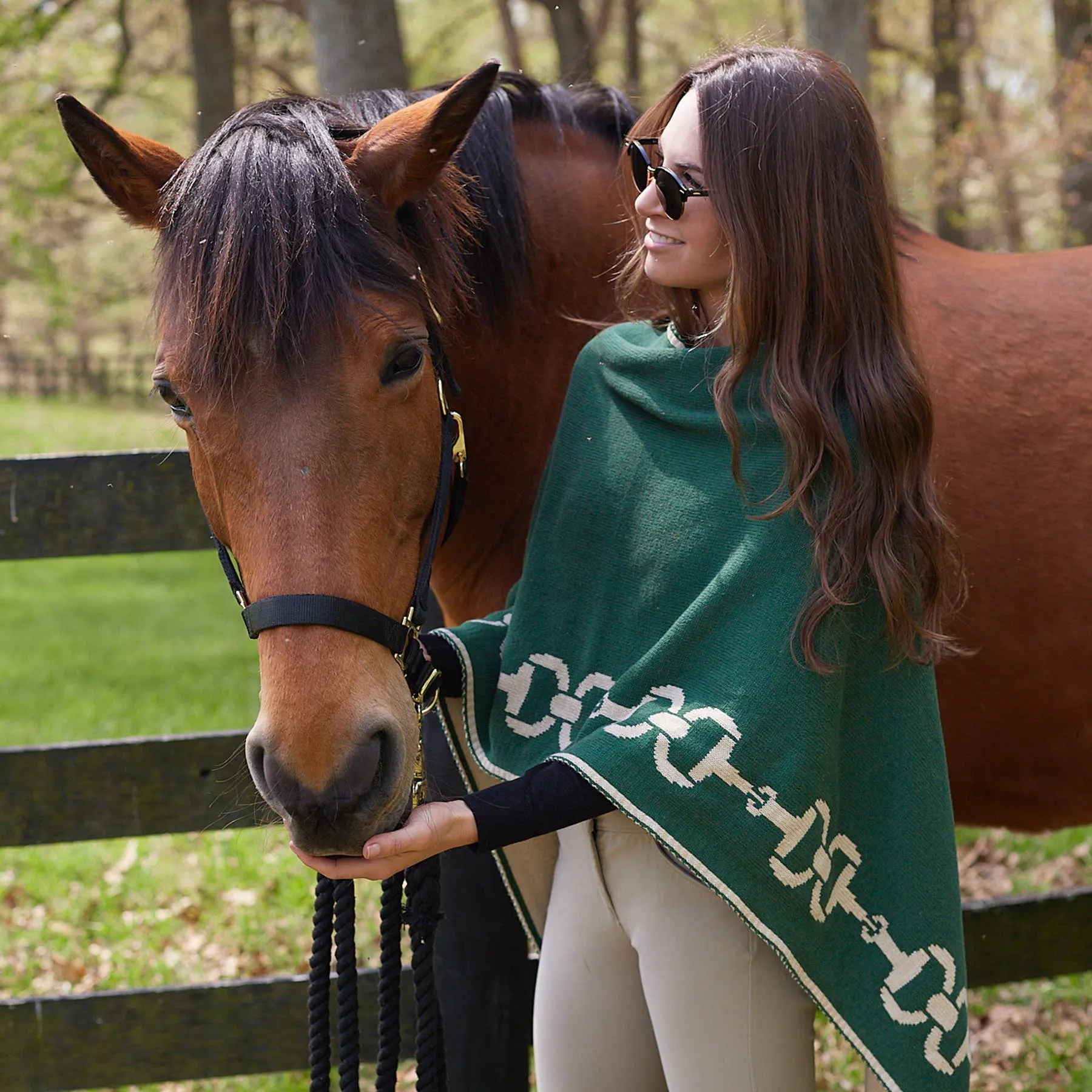 Equestrian Snaffle Bit Ponchos by In2Green