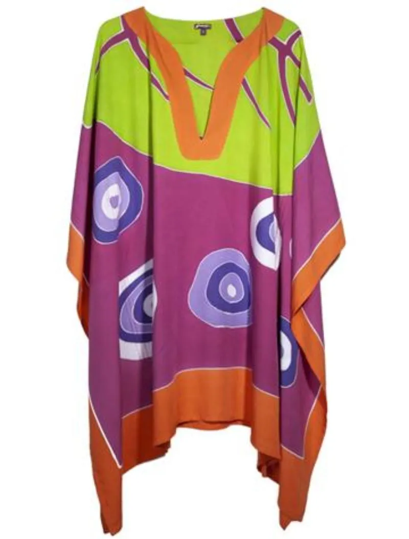 Island Pacific Coral Poncho