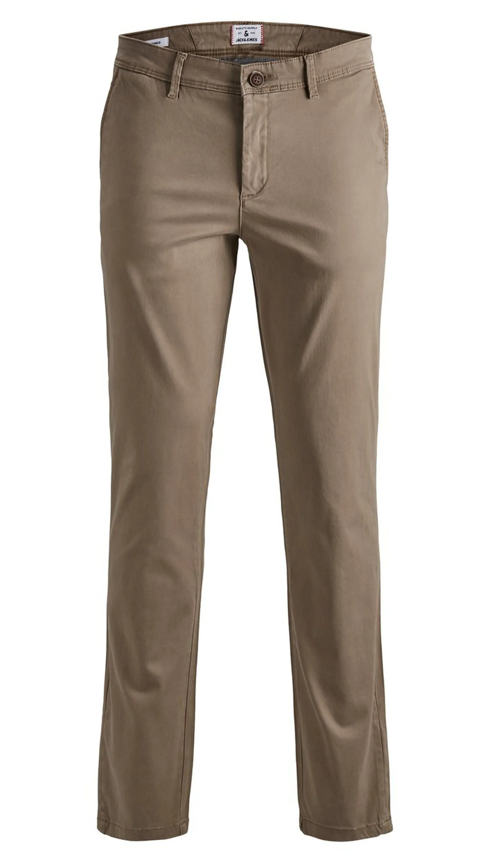 Beige Jack & Jones Marco Bowie Slim Fit Chinos