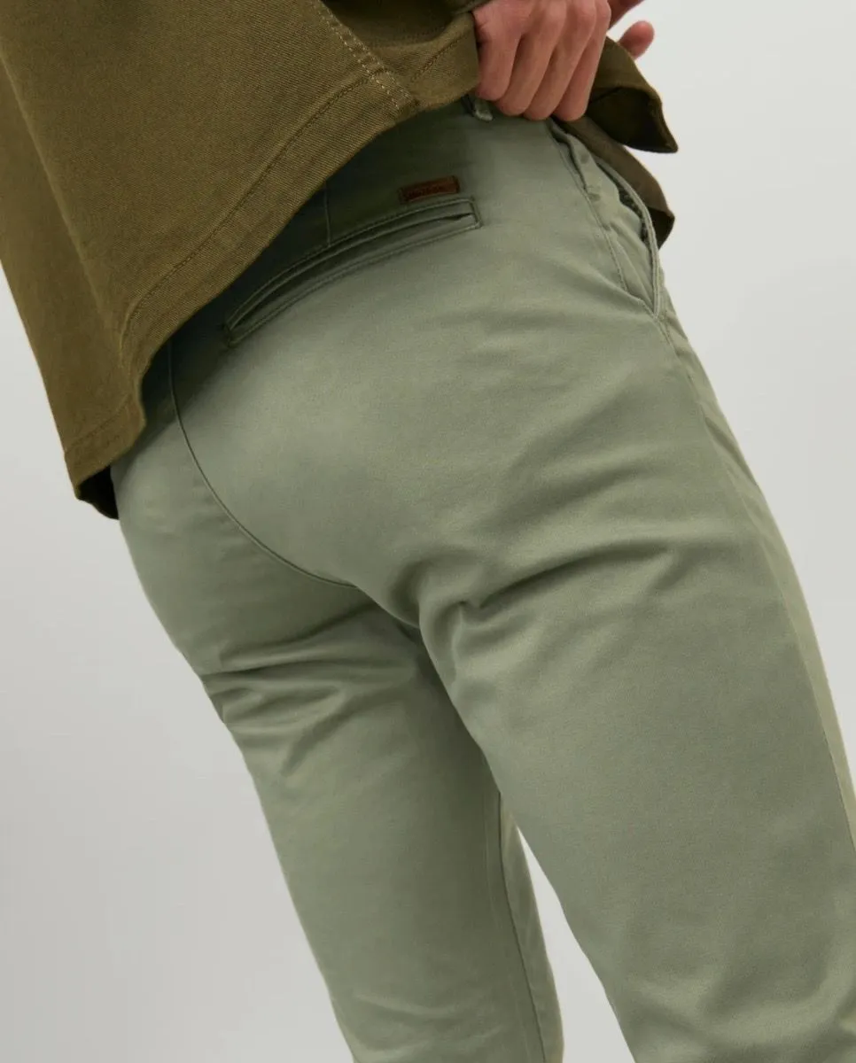 Jack and Jones Marco Bowie Slim Chinos Deep Lichen Green