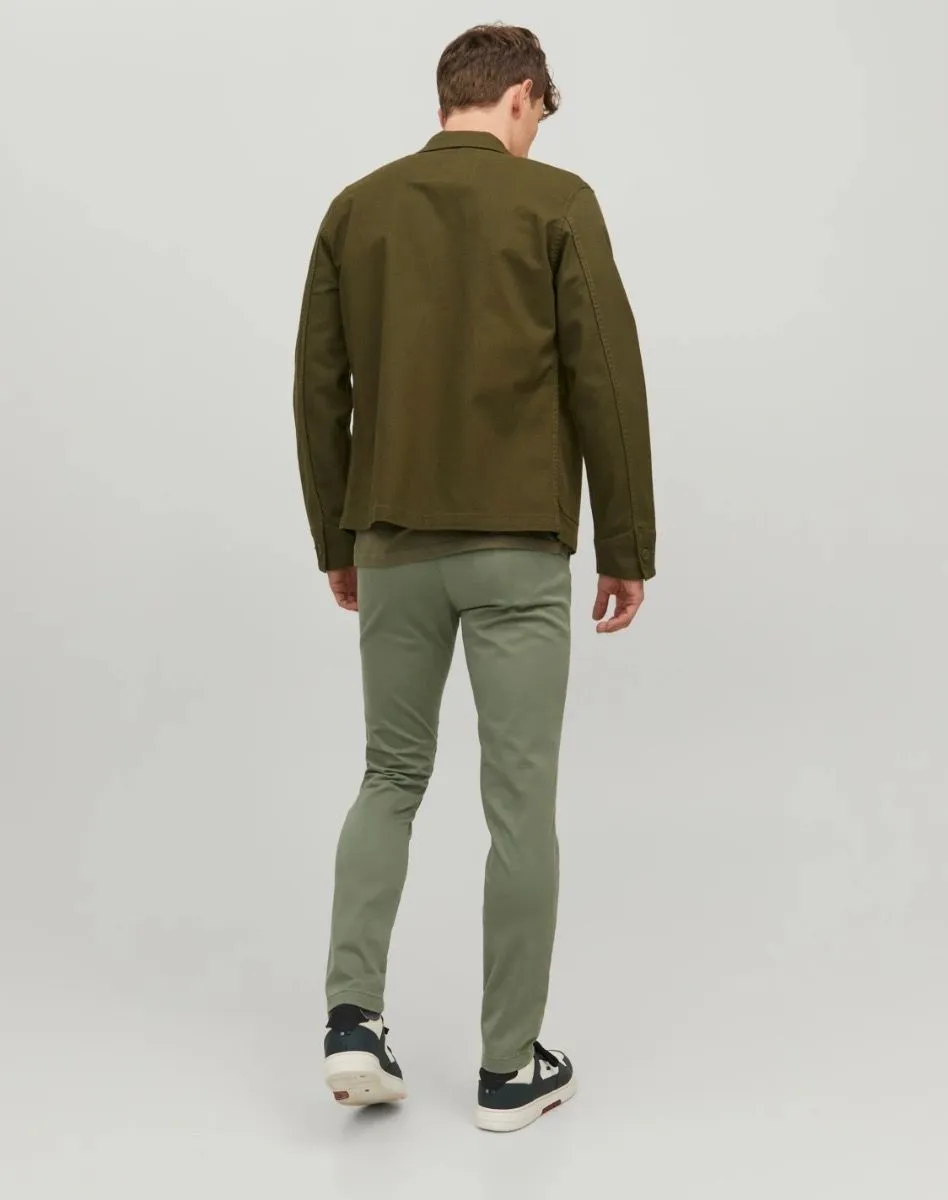 Jack and Jones Marco Bowie Slim Chinos Deep Lichen Green