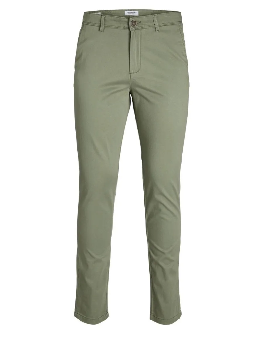 Jack and Jones Marco Bowie Slim Chinos Deep Lichen Green