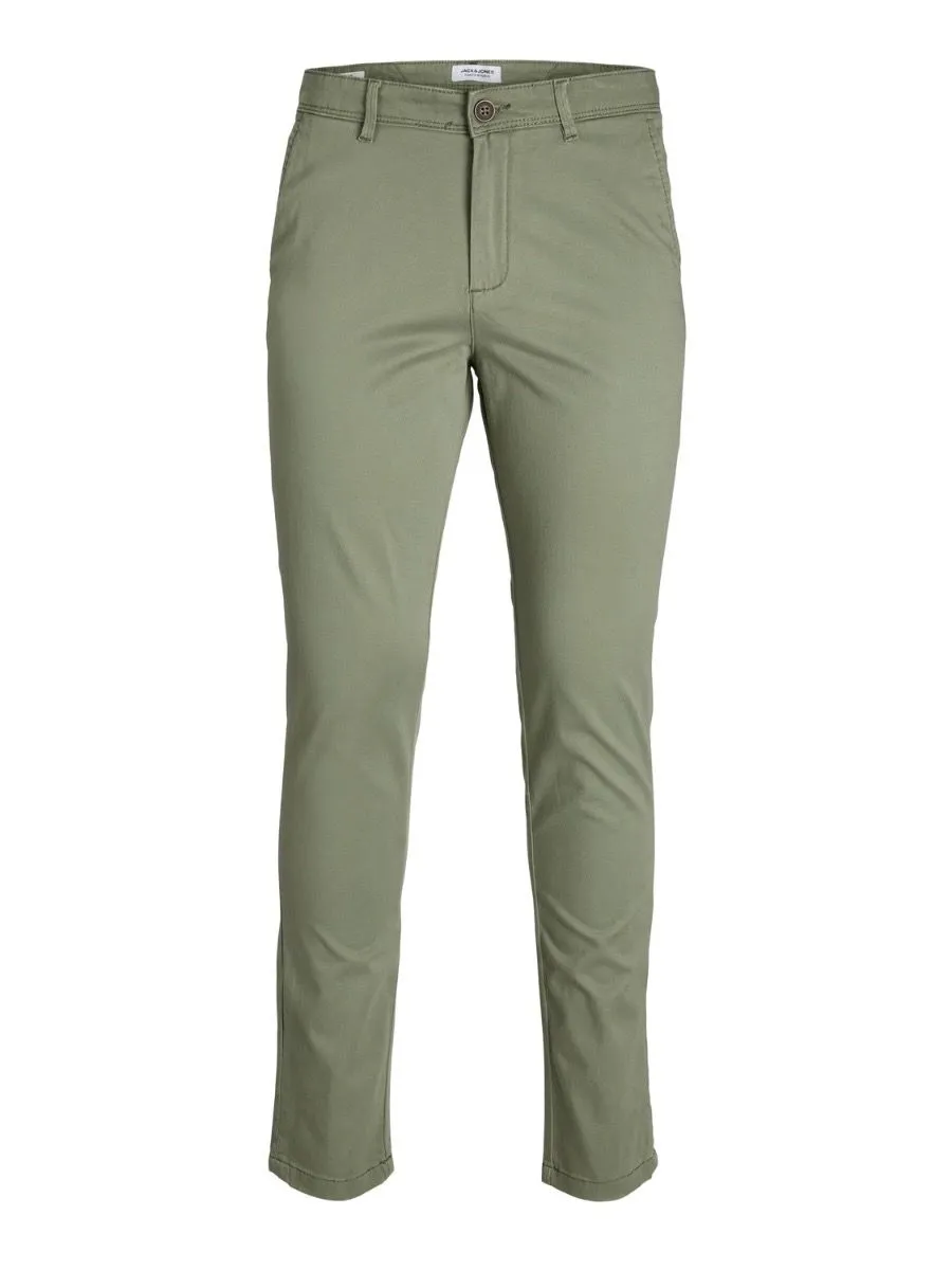 Jack and Jones Marco Bowie Slim Chinos Deep Lichen Green