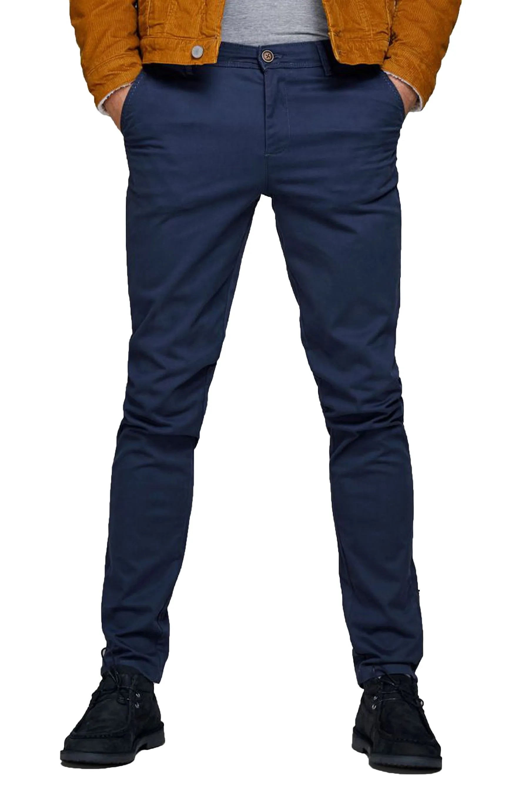 Jack & Jones Marco Bowie Slim Navy Chinos