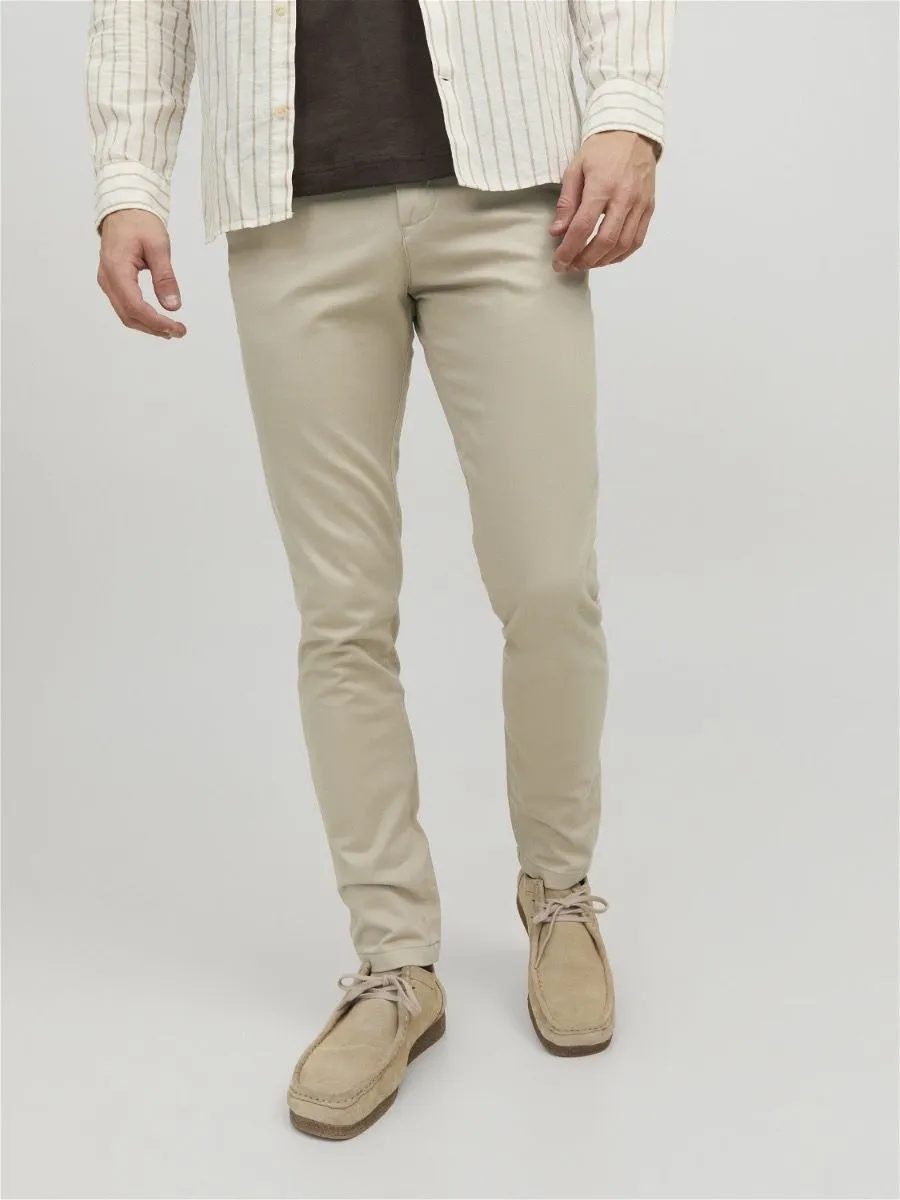 Jack & Jones Marco Bowie Oxford Tan Slim Chinos