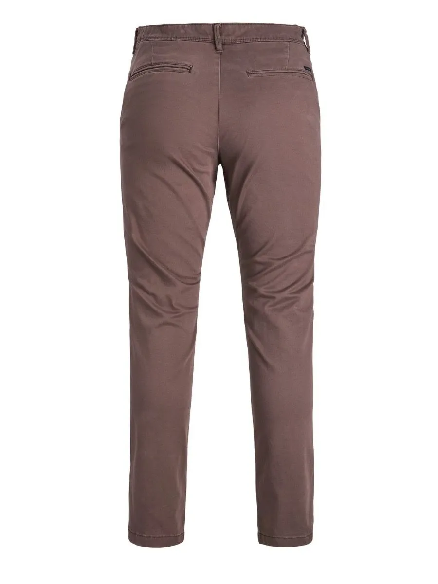 Jack and Jones Marco Bowie Slim Chinos Seal Brown