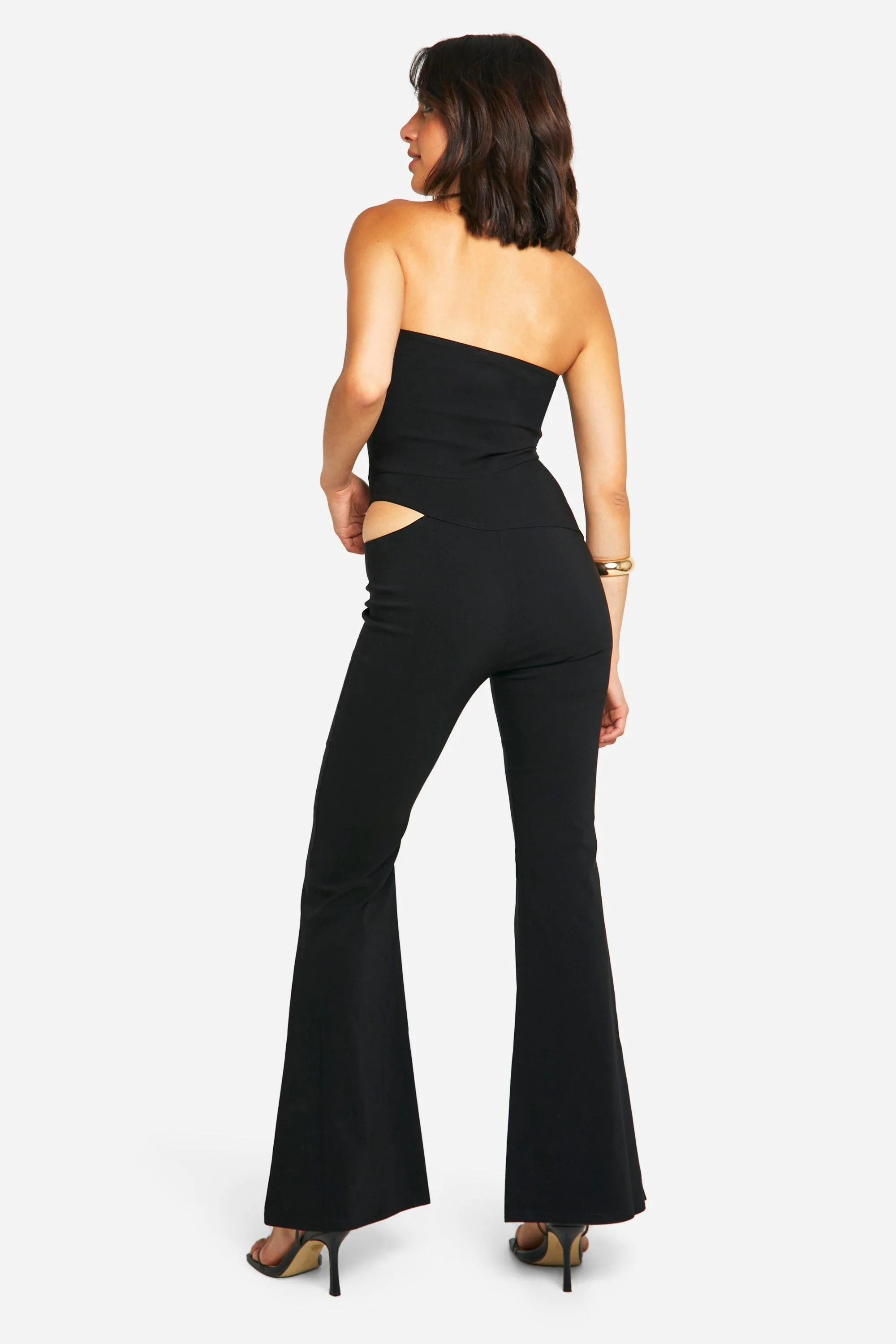 Cut Out Bandeau Jumpsuit