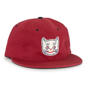 Vintage Red Ball Cap (1961) from EBBETS FIELD FLANNELS K.C. Katz