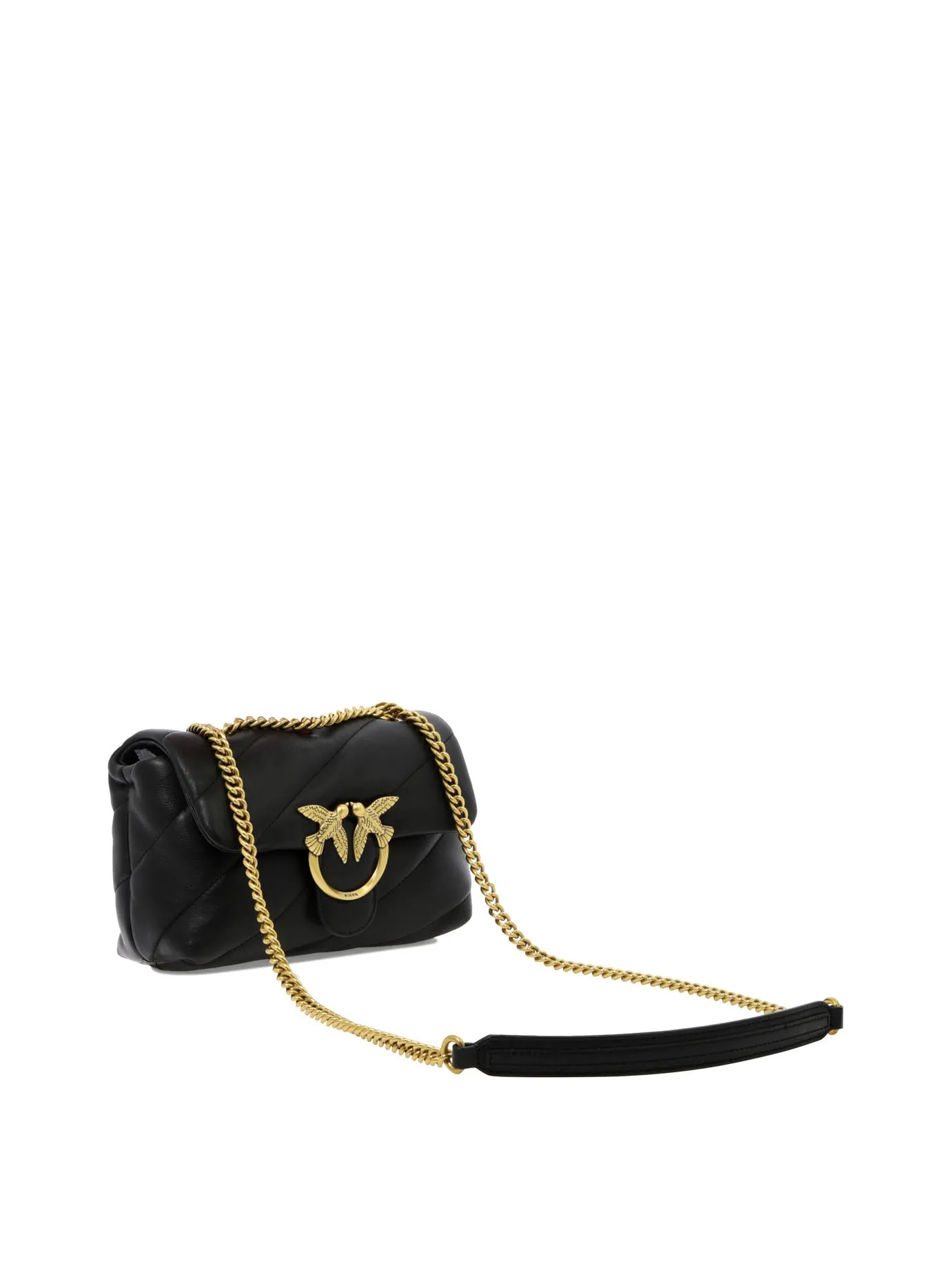 Love Mini Puff Black Shoulder Bags