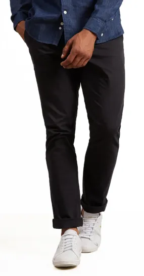 Black Lyle and Scott Skinny Fit Cotton Chinos