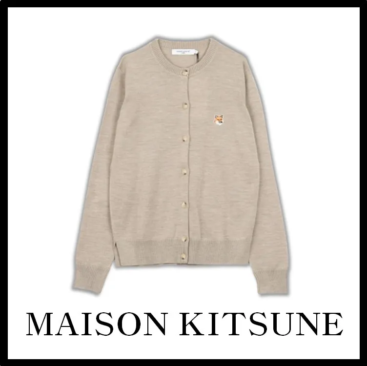 Maison Kitsune Street Logo Cardigans