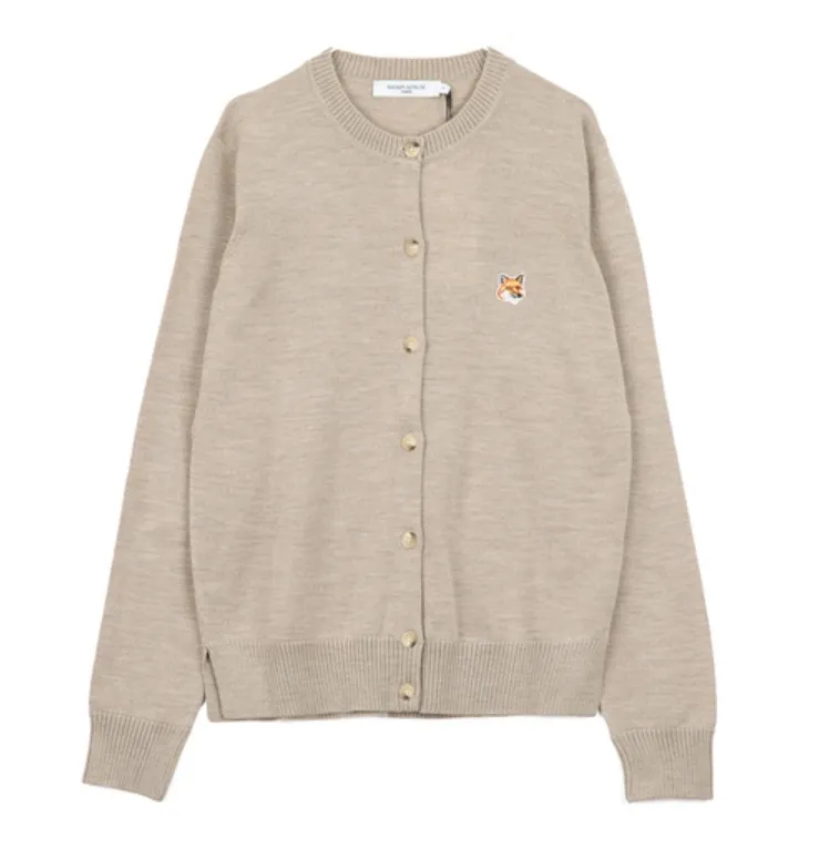 Maison Kitsune Street Logo Cardigans