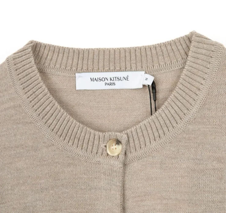 Maison Kitsune Street Logo Cardigans