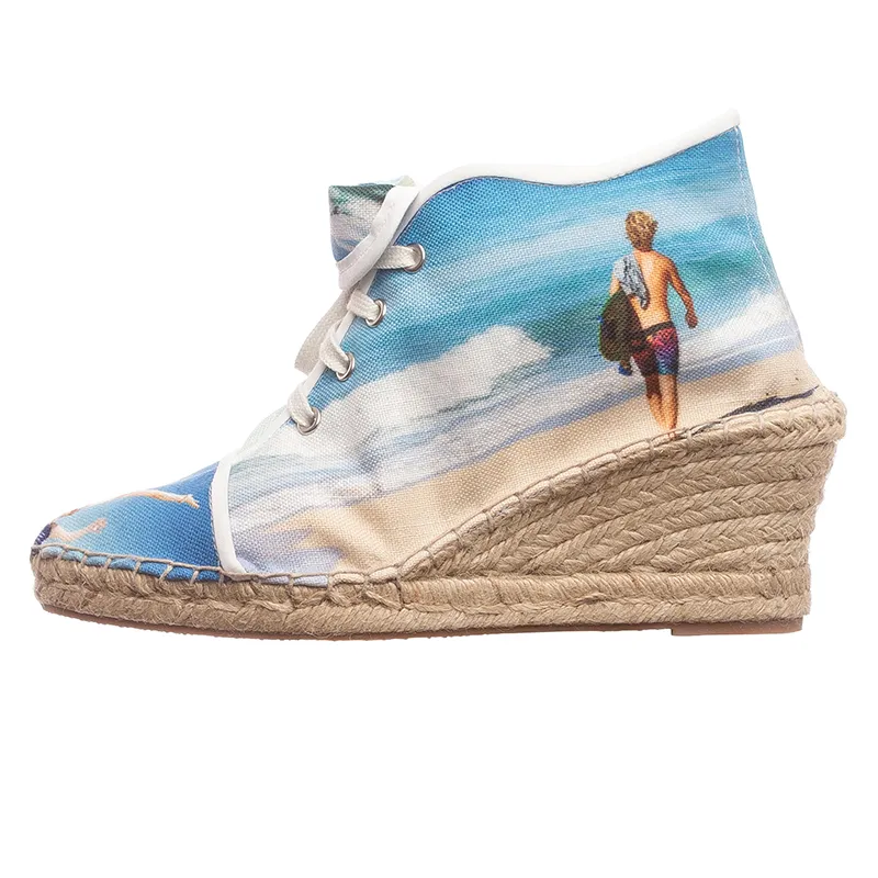 Customizable Wedge Espadrilles Made in the UK