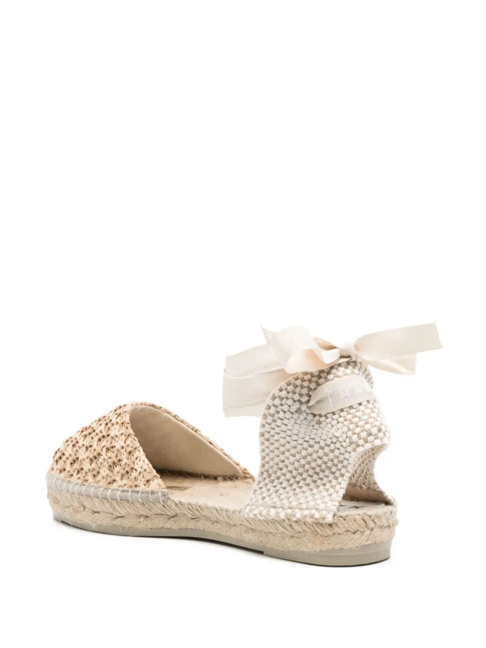 Manebi Flat Valenciana Zig Zag Raffia Espadrilles Manebi