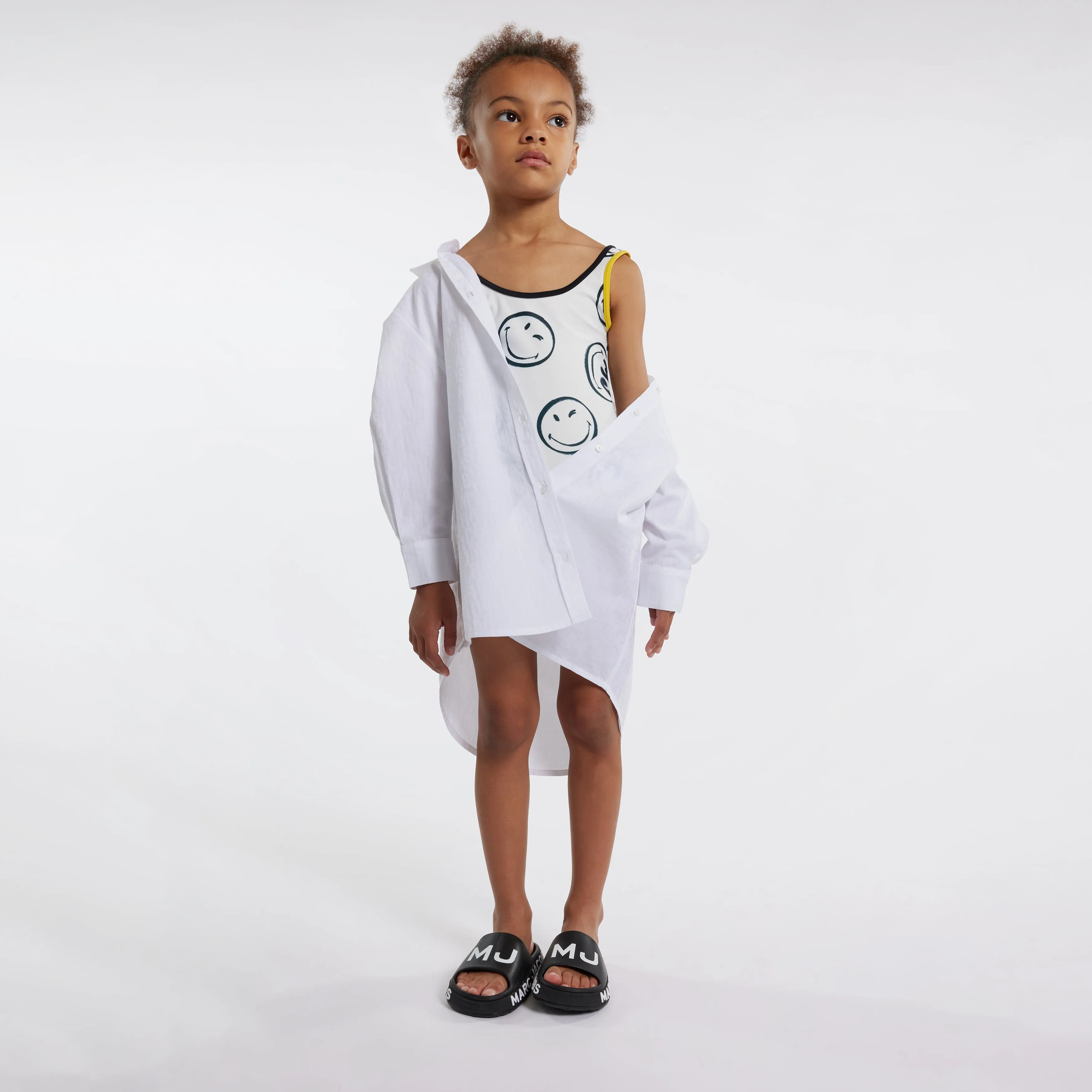 Little Marc Jacobs Kids Swimsuit with Smiley Face