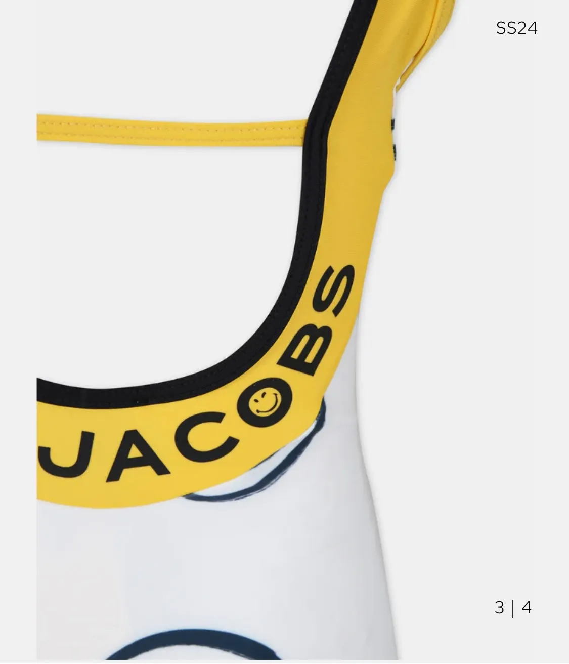 Little Marc Jacobs Kids Swimsuit with Smiley Face