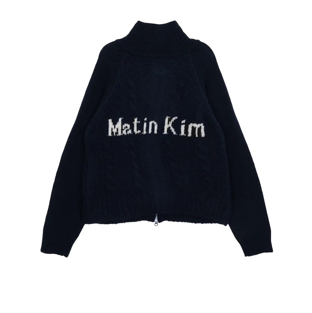 Matin Kim Casual Street Logo Cardigans