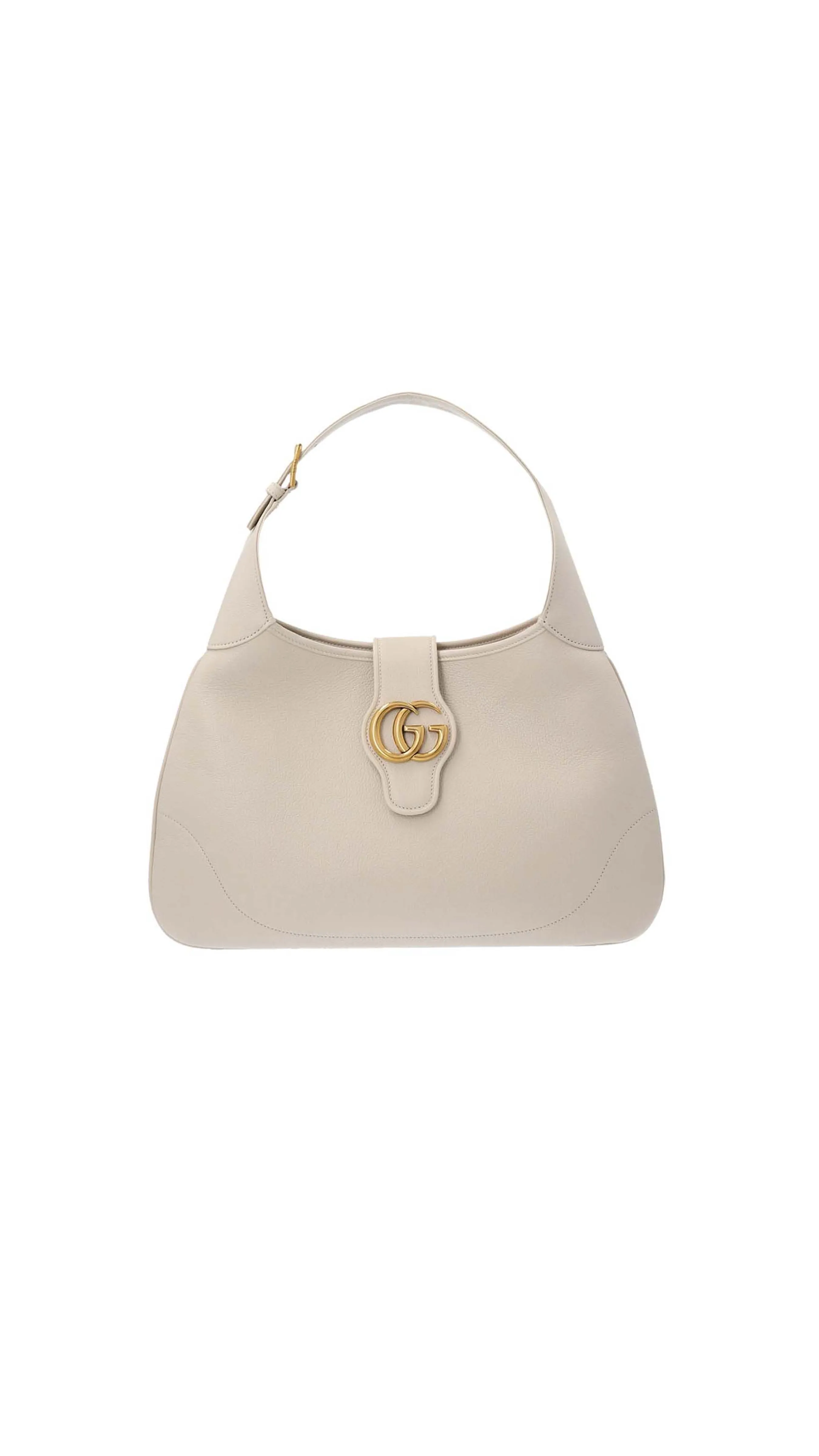 White Medium Shoulder Aphrodite Bag