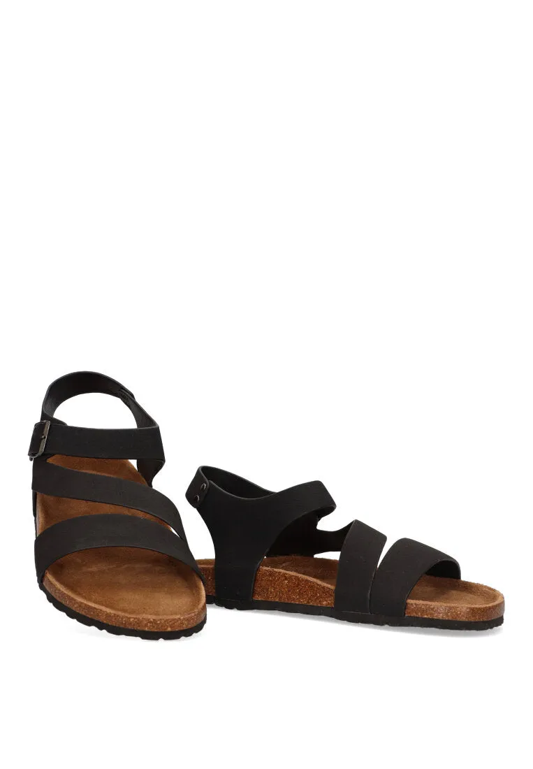 Men's Black MONDELLO 41021 BIO Sole Sandals