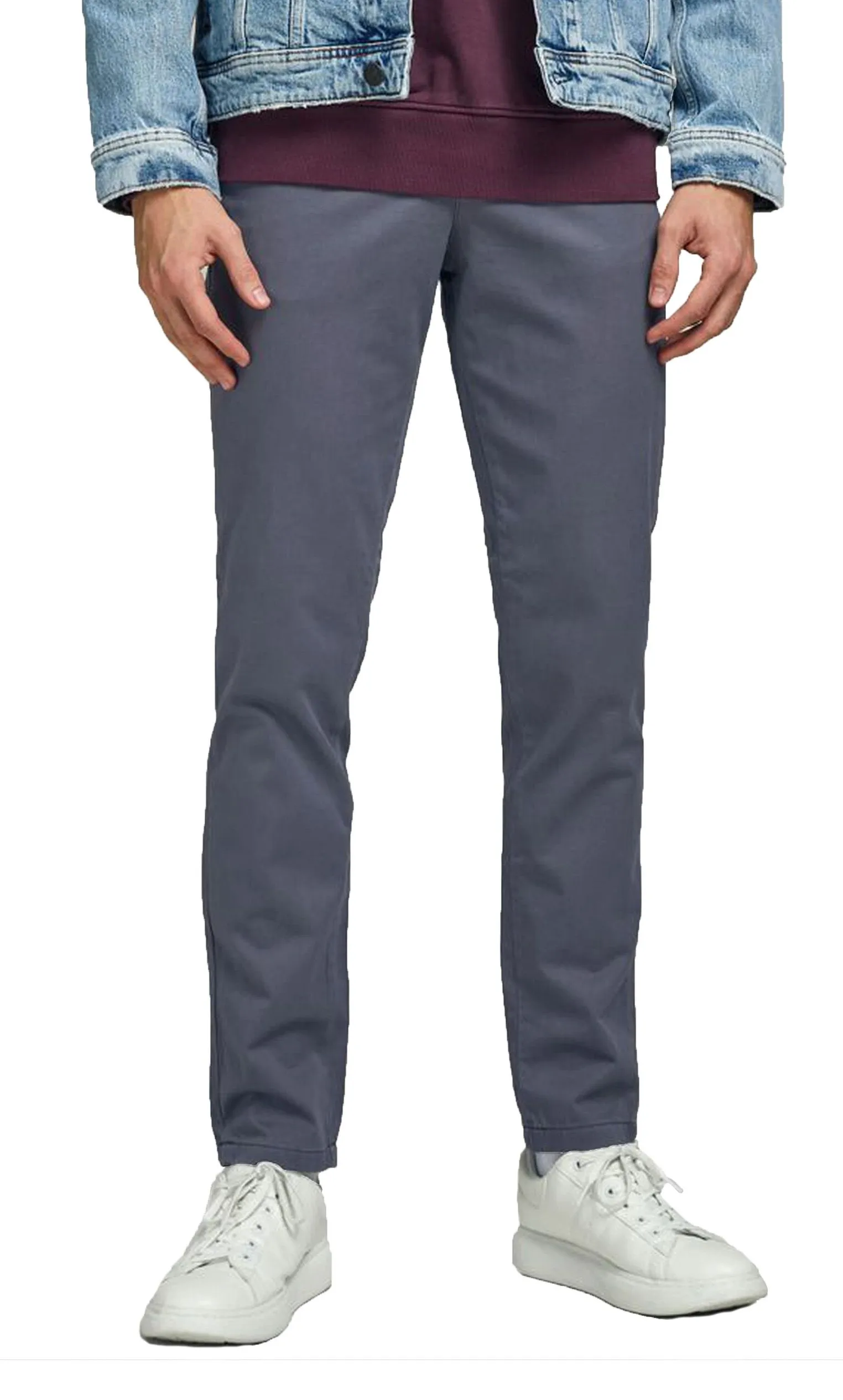 Men's Slim Fit Asphalt Chinos