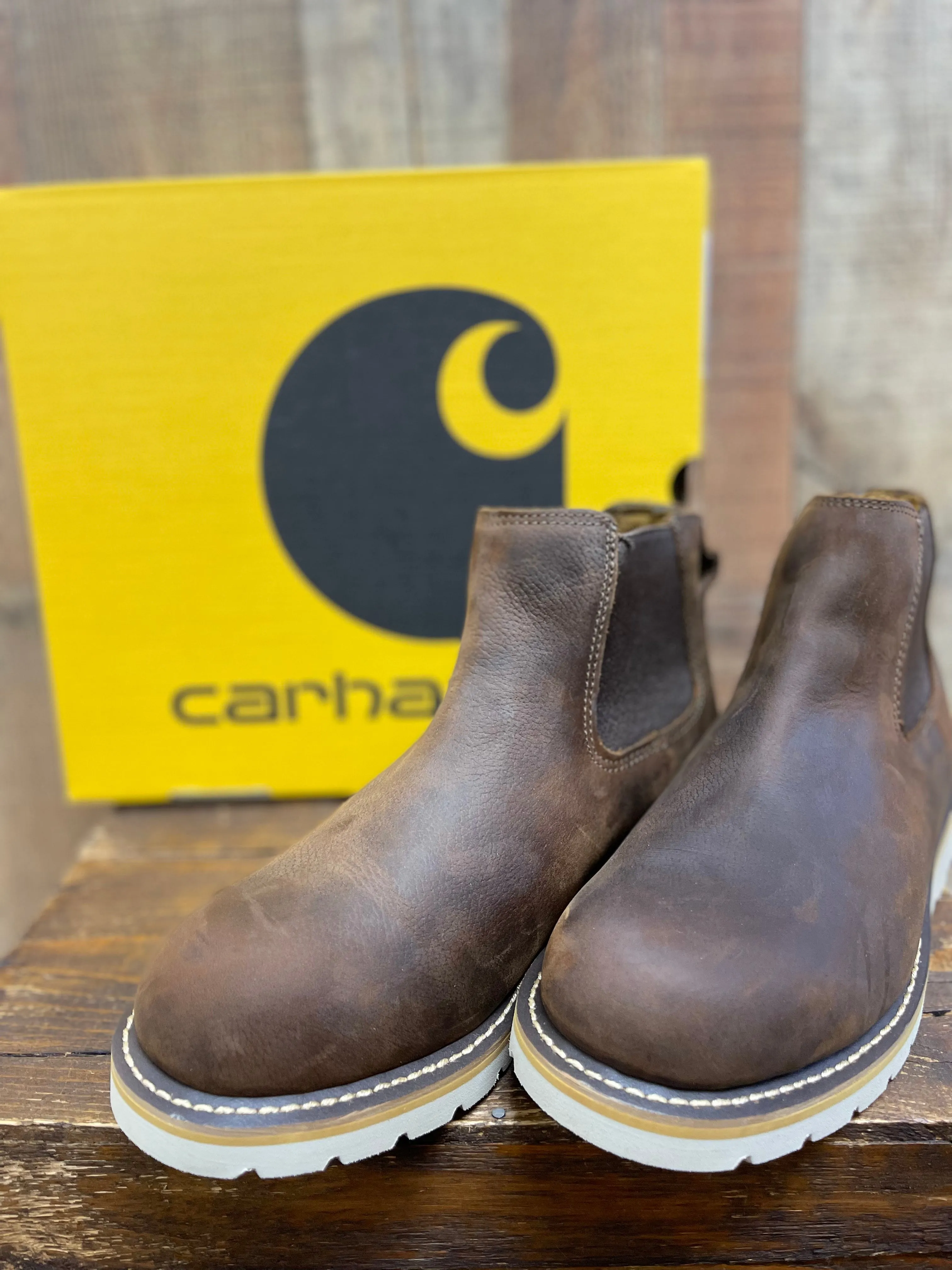 Men's Soft Toe Wedge Chelsea Pull-on Boot by Carhartt