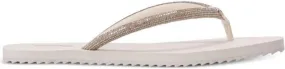 Michael Kors Jinx crystal-embellished thong sandals Neutrals