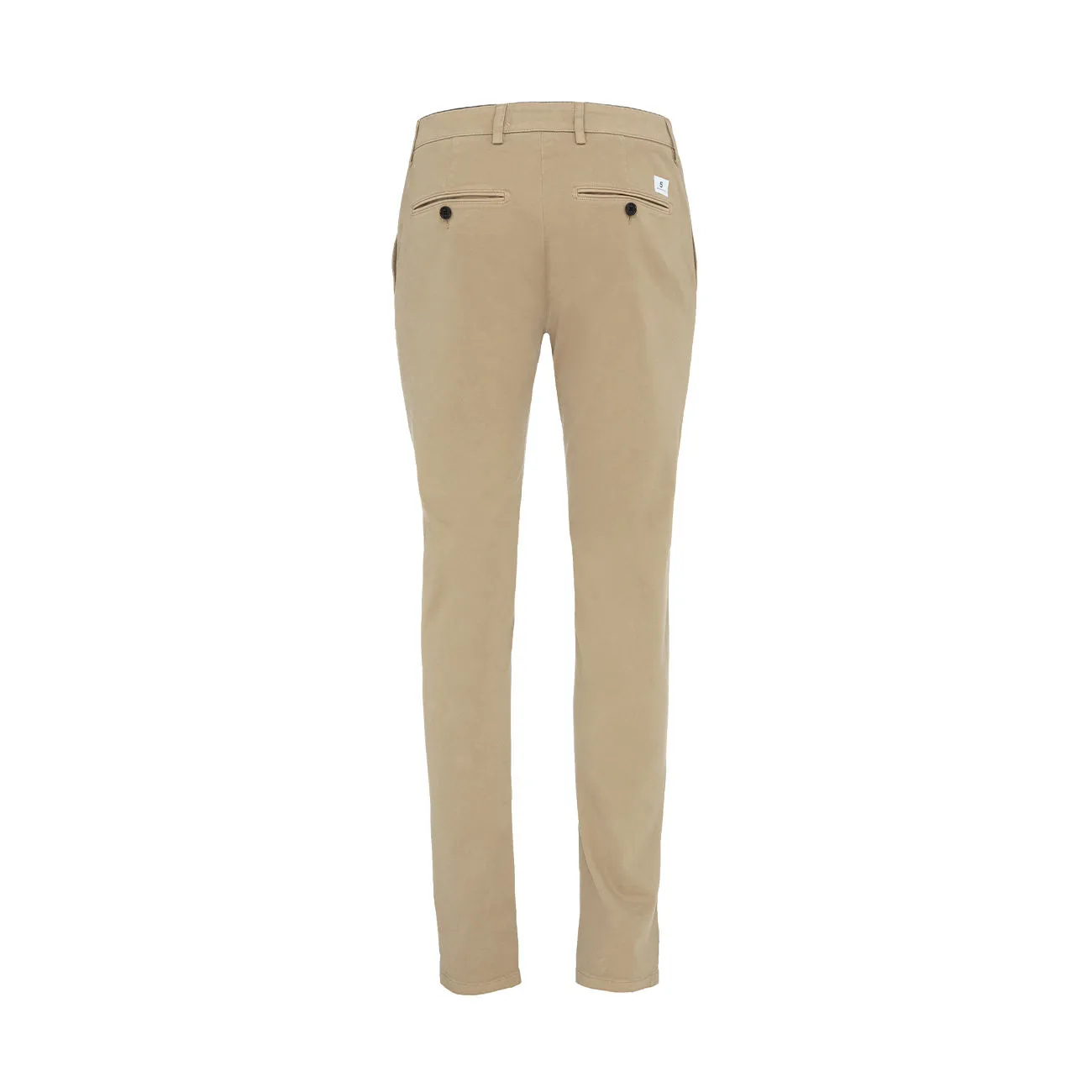 Mike Superslim Chinos in Tortora for Men